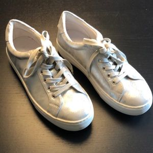 Ronsports silver sneakers.